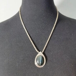 Sterling Silver‎ Labrodite Cabochon